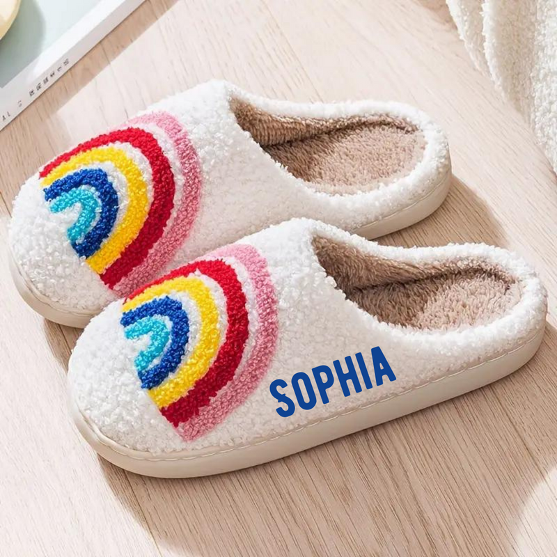 Slippers - Fuzzy Printed