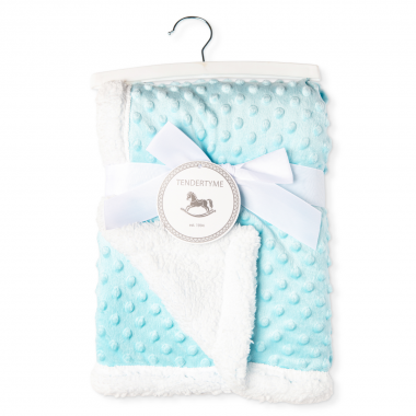 Baby Blanket Popcorn Minky Sherpa A Z creations