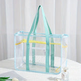 Clear Beach Bag with Vinyl