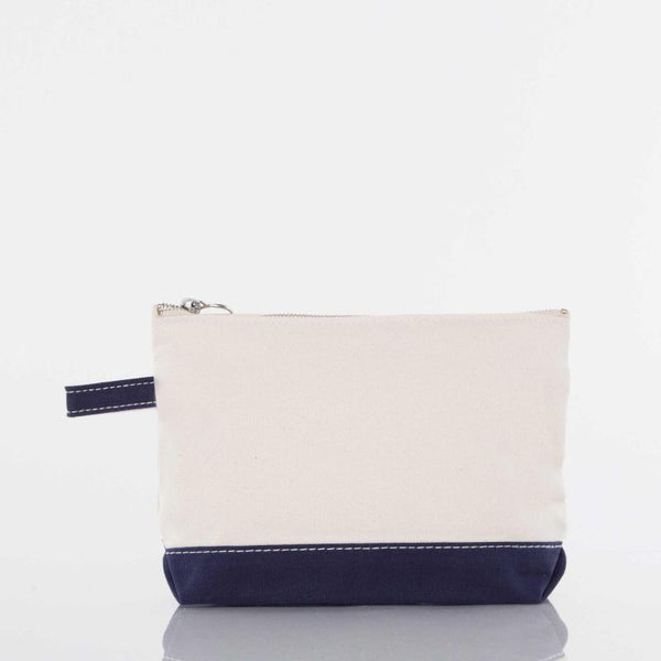 Canvas Solid Cosmetic Case