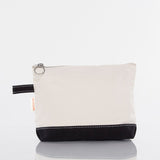 Canvas Solid Cosmetic Case