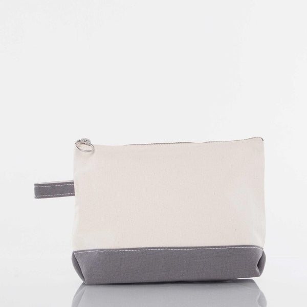 Canvas Solid Cosmetic Case