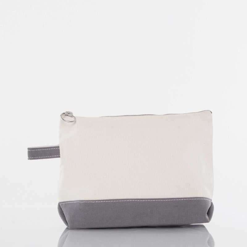 Canvas Solid Cosmetic Case