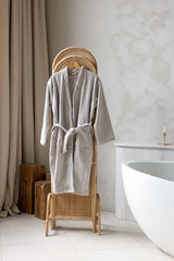 Bathrobe - Plush Terry Waffle Weave