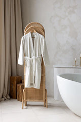 Bathrobe - Plush Terry Waffle Weave