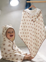 Hooded Towel - Muslin Printed (Oeko-Tex Certified)