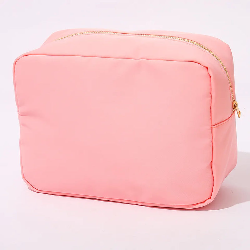 Cosmetic Case - XL Nylon with patches