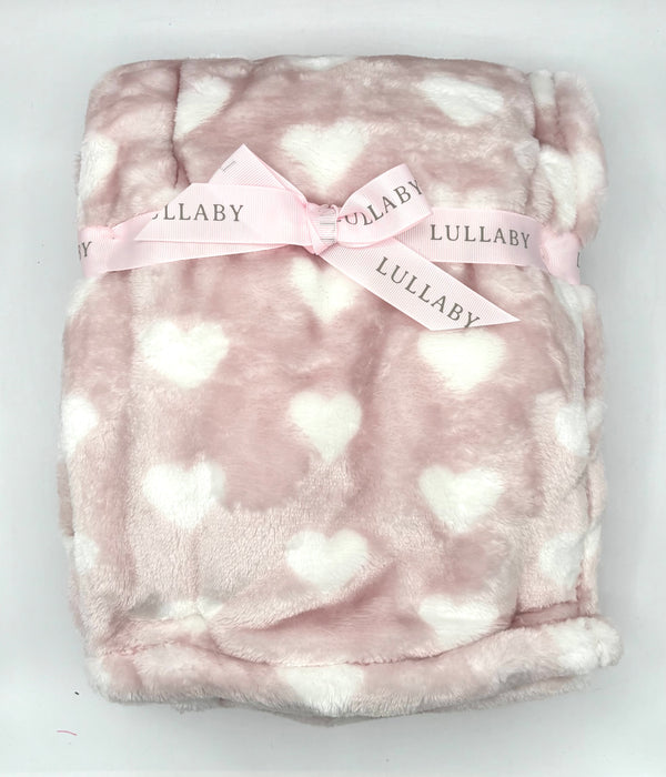 Baby Blanket - Ultra Soft Stars & Hearts