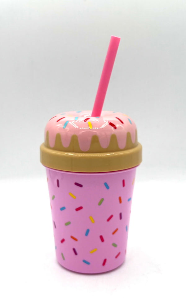 Straw Cup - Ice Cream Fun