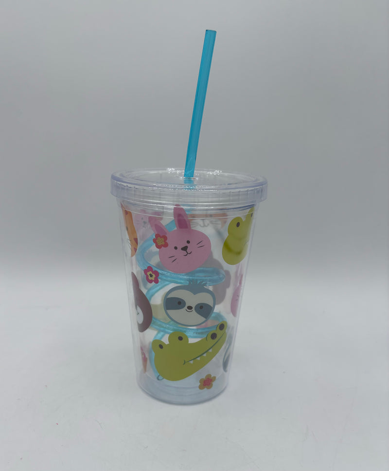 Straw Cups - Curly Straws