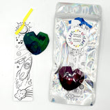 Crayons - Colour-In Bookmark with Star / Heart / Initial Crayon