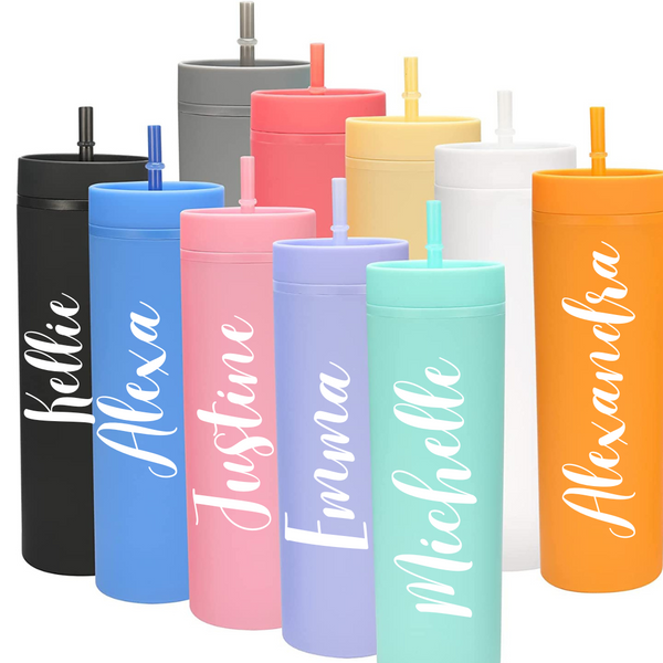 Skinny Tumbler - Matte 16oz Double Wall