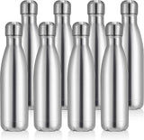 Water Bottle - Metallic Stainless Steel
