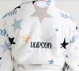 Bath Robe - Sherpa & Soft Minky with Printed Name