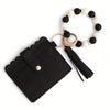 Card Holder with Tassel Charm & Silicone Bracelet
