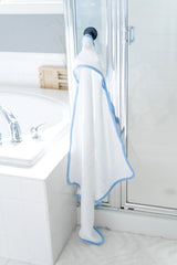 Hooded Towel Baby - Gingham Trim