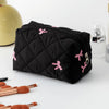 Cosmetic Case - Embroidered Bows MED