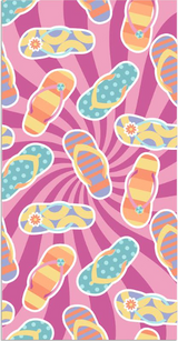 Beach Towel - Kids Printed Velour
