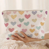 Cosmetic Case - Shabby Chic Florals, Bows & Hearts