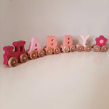 Wooden Train with Name