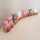 Wooden Train with Name