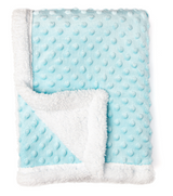 Baby Blanket - Popcorn Minky / Sherpa