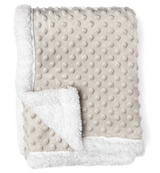 Baby Blanket - Popcorn Minky / Sherpa