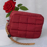 Cosmetic Case / Quilted Puffer Pouch