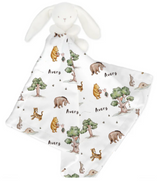 Cuddle Pal Bunny with Blanket - Soft Minky Printed with Design