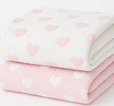 Baby Blanket - Reversible Cotton Woven Jacquard Design