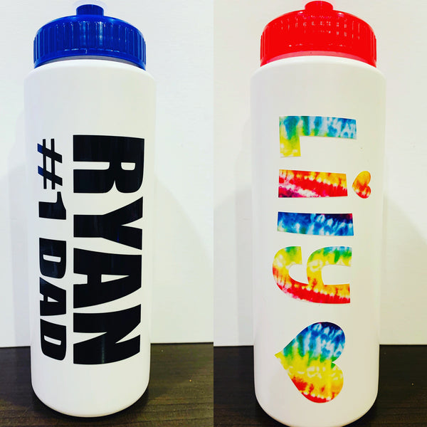 Water Bottle - Sports Squeeze Top (32 oz)