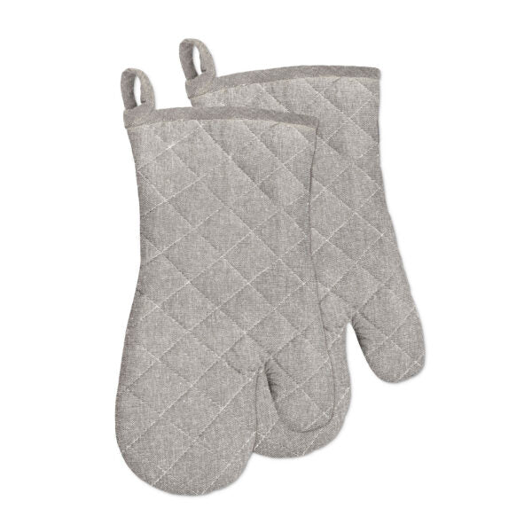 Oven Mitts - Chambray Woven