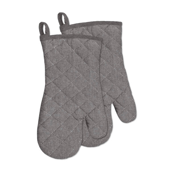 Oven Mitts - Chambray Woven