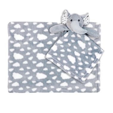 Baby Blanket - Fleece Blanket & Cuddle Pal Combo