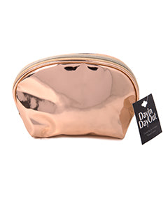 Cosmetic Case - Metallic Half Moon