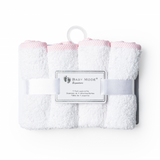 Washcloths - Terry with Striped Trim