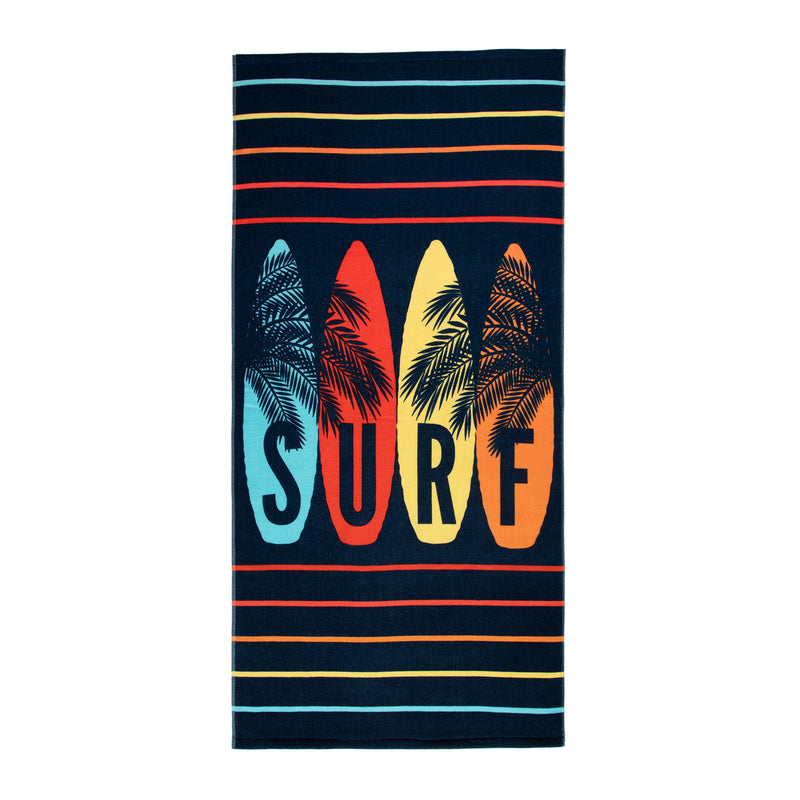 Beach Towel - Printed Velour