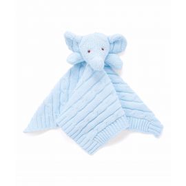 Cuddle Pal / Lovey - Cable Knit Elephant