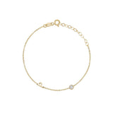 Jewelry - Bracelet with Initials and Crystal