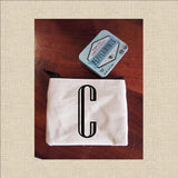 Canvas Coin Pouch Mini - Modern Letter