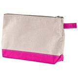 Canvas Solid Cosmetic Case