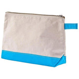 Canvas Solid Cosmetic Case