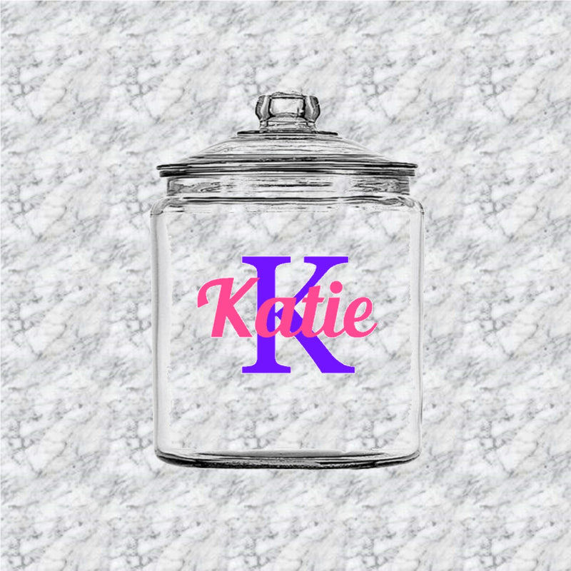 Cookie Jar - Initial & Name