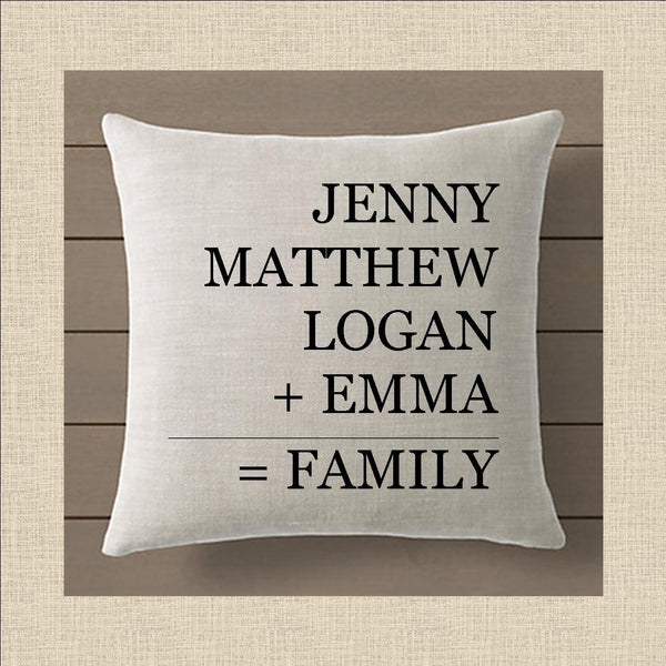 Pillow - Family Addition