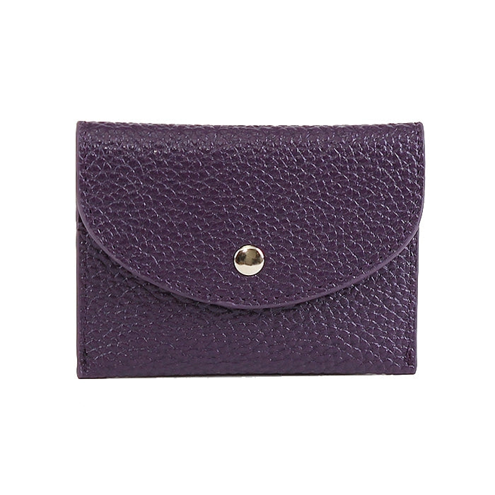 Pebbled Vegan Leather Cardholder