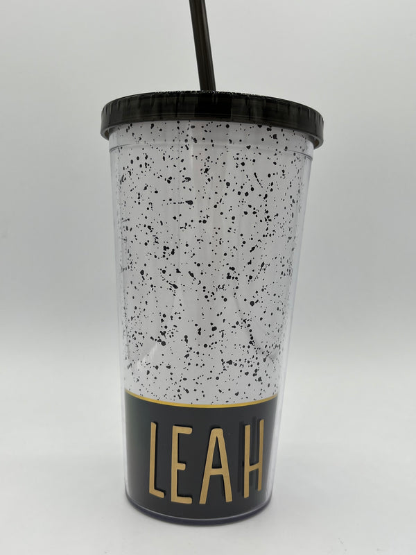 Straw Cup - Speckle Design