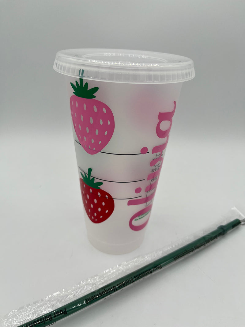 Starbucks Straw Cup - Strawberries