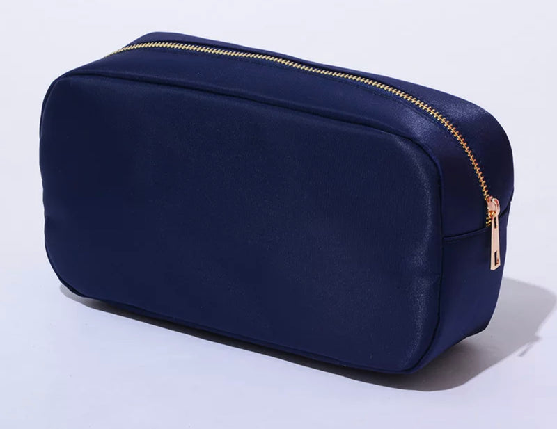 Cosmetic Case - Nylon with patches