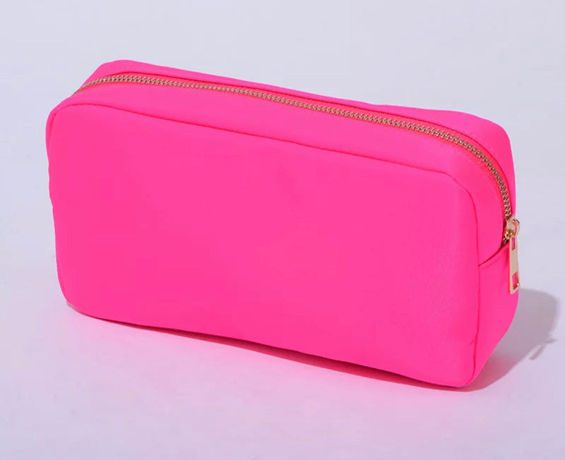 Cosmetic Case - Nylon with Embroidery