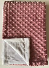 Baby Blanket - Solid Dimple Dot Deluxe